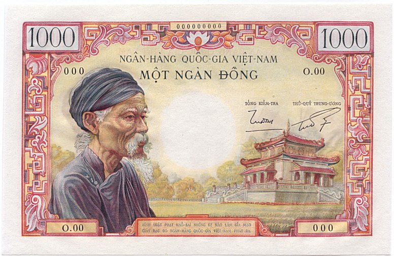 Shop by country... South Vietnam P-4Ap 1000 Dong 1955 PROOF